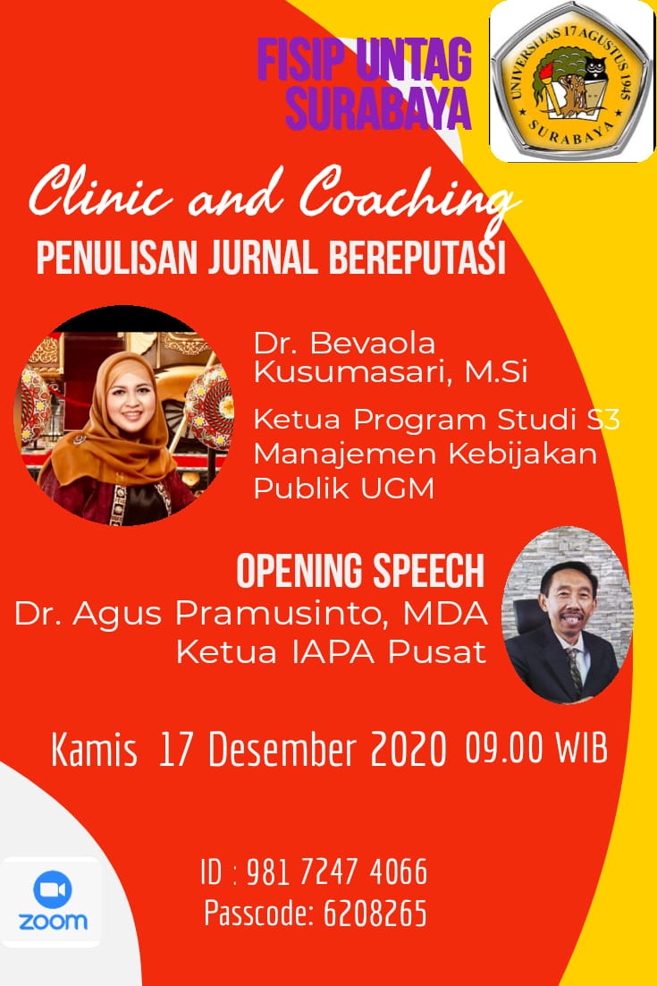 CLINIC AND COACHING PENULISAN JURNAL  